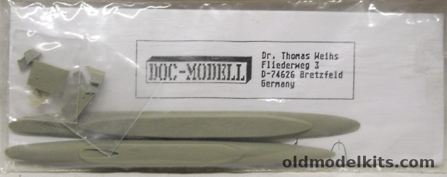Doc-Modell 1/700 SSBN George Washington and SSBN Le Redoutable Waterline Models - Bagged plastic model kit